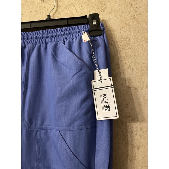 Koi Scrubs Good Vibe Jogger Pant Heather True Ceil size 4X New with tags - Picture 5 of 6